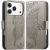 Чохол-книжка з малюнком UniCase Butterfly Pattern для iPhone 18 Pro / 17 Pro - Grey: фото 1 з 9