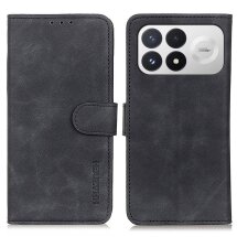 Чехол-книжка с застежкой KHAZNEH Retro Wallet для Xiaomi Poco F9 Pro - Black: фото 1 из 9