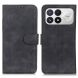 Чехол-книжка с застежкой KHAZNEH Retro Wallet для Xiaomi Poco F9 Pro - Black (430134B). Фото 1 из 9