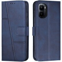 Чехол-книжка с застежкой UniCase Jet Cover для Infinix GT 50 Pro - Blue: фото 1 из 10