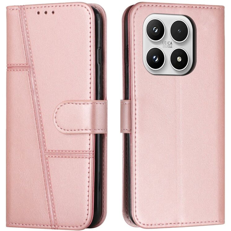 Чохол-книжка з застібкою UniCase Jet Cover для Xiaomi 17 - Rose Gold: фото 1 з 10