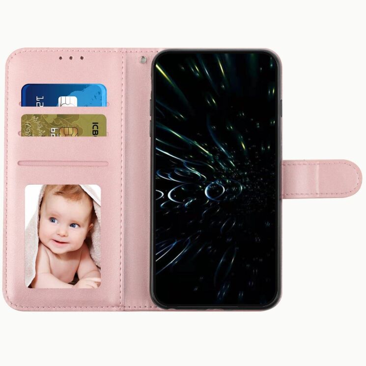 Чохол-книжка з застібкою UniCase Jet Cover для Xiaomi 17 - Rose Gold: фото 3 з 10