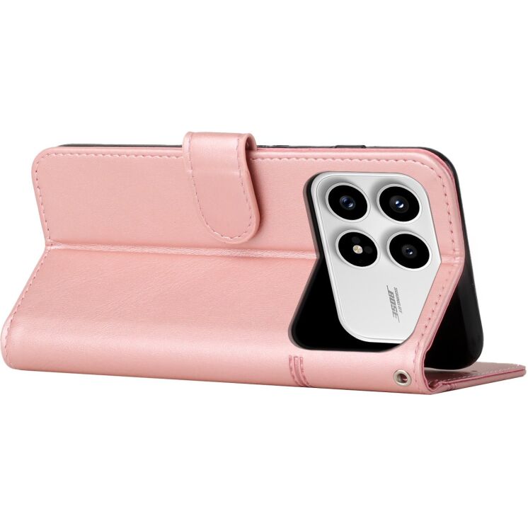 Чохол-книжка з застібкою UniCase Jet Cover для Xiaomi Poco F8 Pro - Rose Gold: фото 3 з 10