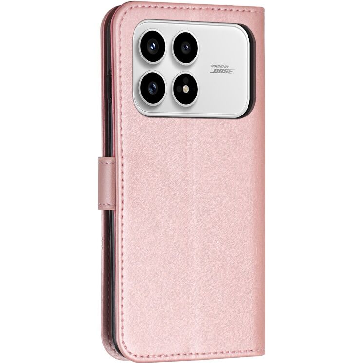 Чохол-книжка з застібкою UniCase Jet Cover для Xiaomi Poco F8 Pro - Rose Gold: фото 5 з 10