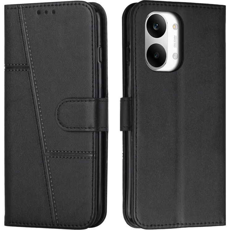 Чехол-книжка с застежкой UniCase Jet Cover для Xiaomi Poco X8 Pro Max - Black: фото 1 из 10