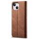 Чохол-книжка UniCase Jeans Wallet для Apple iPhone 14 - Coffee (304547C). Фото 3 з 6