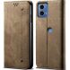 Чехол-книжка UniCase Jeans Wallet для Motorola Edge 50 Fusion - Khaki (354209K). Фото 1 из 6