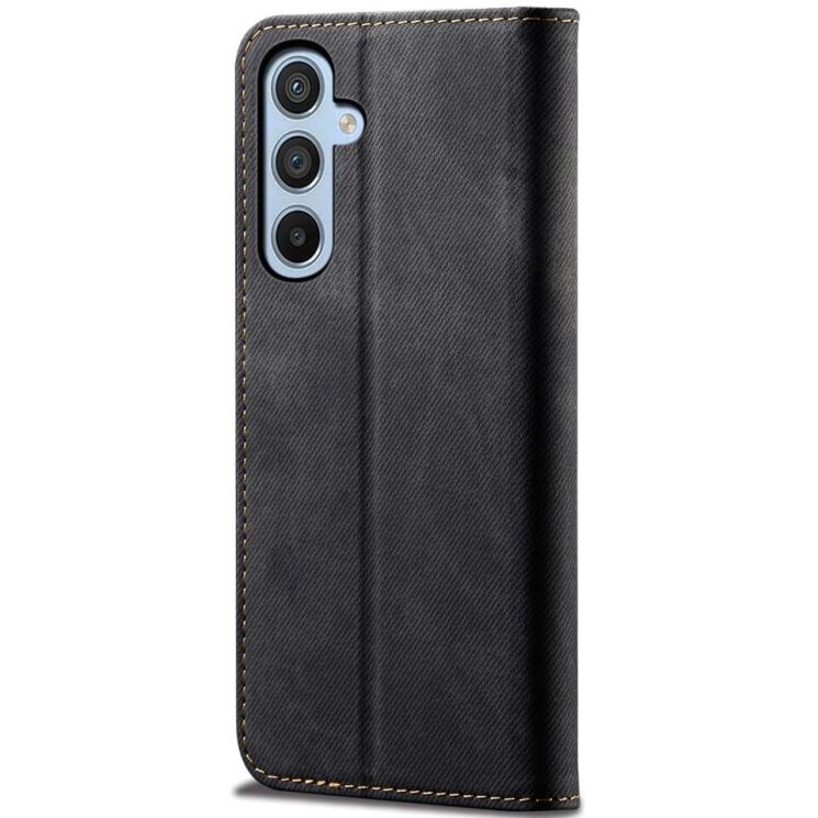 Чехол-книжка UniCase Jeans Wallet для Samsung Galaxy S24 FE (S721) - Black: фото 6 из 6