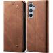 Чохол-книжка UniCase Jeans Wallet для Samsung Galaxy S25 Plus (S936) - Coffee (371901C). Фото 1 з 6