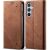 Чехол-книжка UniCase Jeans Wallet для Samsung Galaxy S25 Plus (S936) - Coffee: фото 1 из 6
