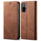 Чохол-книжка UniCase Jeans Wallet для Xiaomi Redmi Note 10 Pro - Brown (278436R)