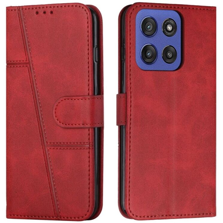 Чехол-книжка UniCase Jet Cover для Motorola Edge 60 / Edge 60 Fusion - Red: фото 1 из 10