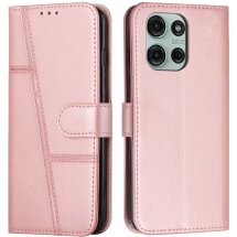Чехол-книжка UniCase Jet Cover для Motorola Moto G75 - Rose Gold: фото 1 из 10