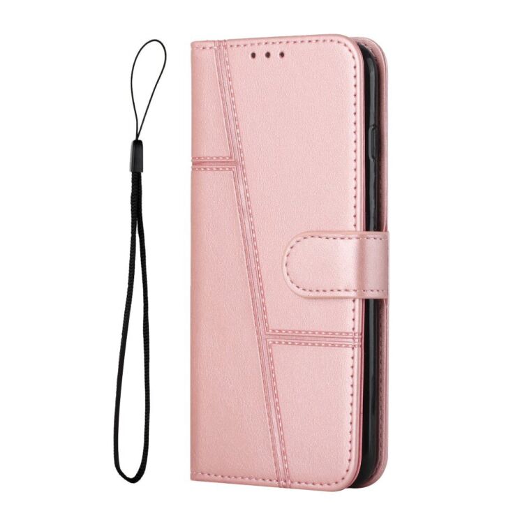 Чехол-книжка UniCase Jet Cover для Tecno Spark 8P (KG7n) - Rose Gold: фото 2 из 11