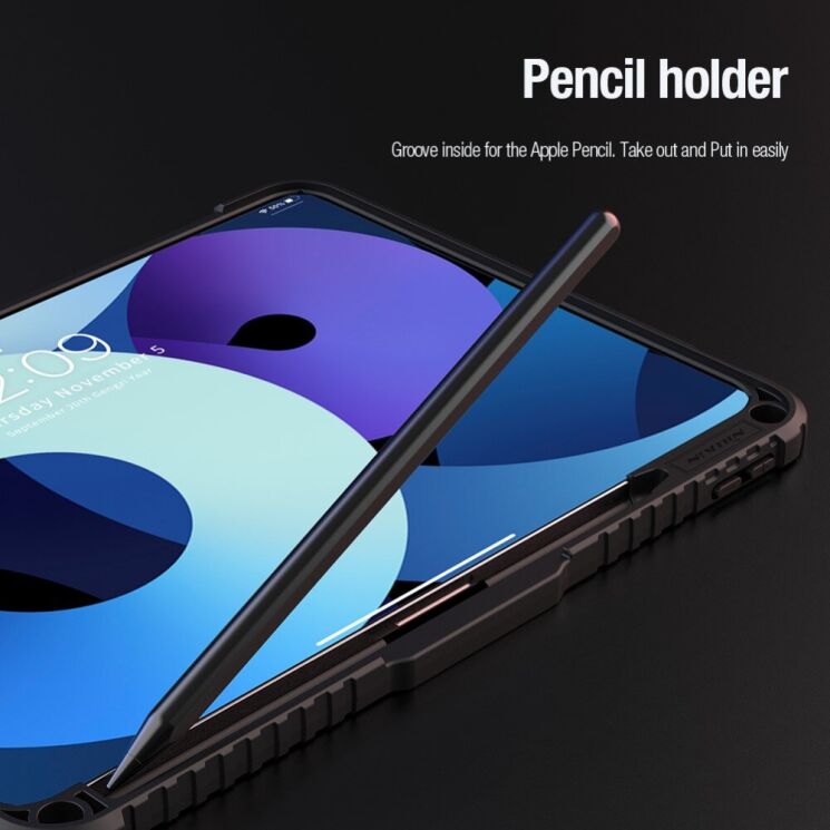 Чехол NILLKIN Bumper Leather Case Pro для Apple iPad Pro 11 (2024) - Blue: фото 12 из 21
