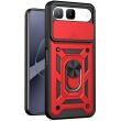 Чехол с защитой камеры Deexe Armor Shield для Infinix Hot 60i - Red (386826R)