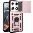 Чехол с защитой камеры Deexe Armor Shield для Motorola Signature - Rose Gold (407617RG)