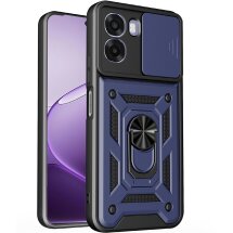 Чохол із захистом камери Deexe Armor Shield для OPPO A6x - Blue: фото 1 з 9