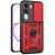Чохол із захистом камери Deexe Armor Shield для Realme C100i / C100x - Red: фото 1 з 10