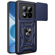 Чехол с защитой камеры Deexe Armor Shield для Xiaomi Redmi Note 15 Pro Plus / Poco M8 Pro 5G - Blue: фото 1 из 10