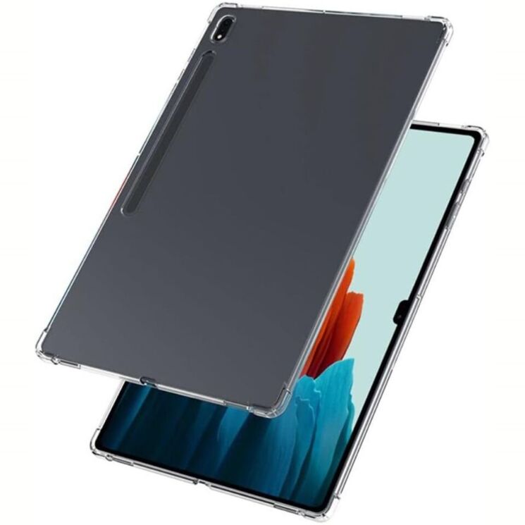 Чехол UniCase Airbag Max для Samsung Galaxy Tab S7 FE / S7 Plus / S8 Plus (T730/736/800/806/970/975) - Transparent: фото 4 из 8