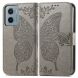 Чехол UniCase Butterfly Pattern для Motorola Moto G05 - Grey (372731H). Фото 2 из 11
