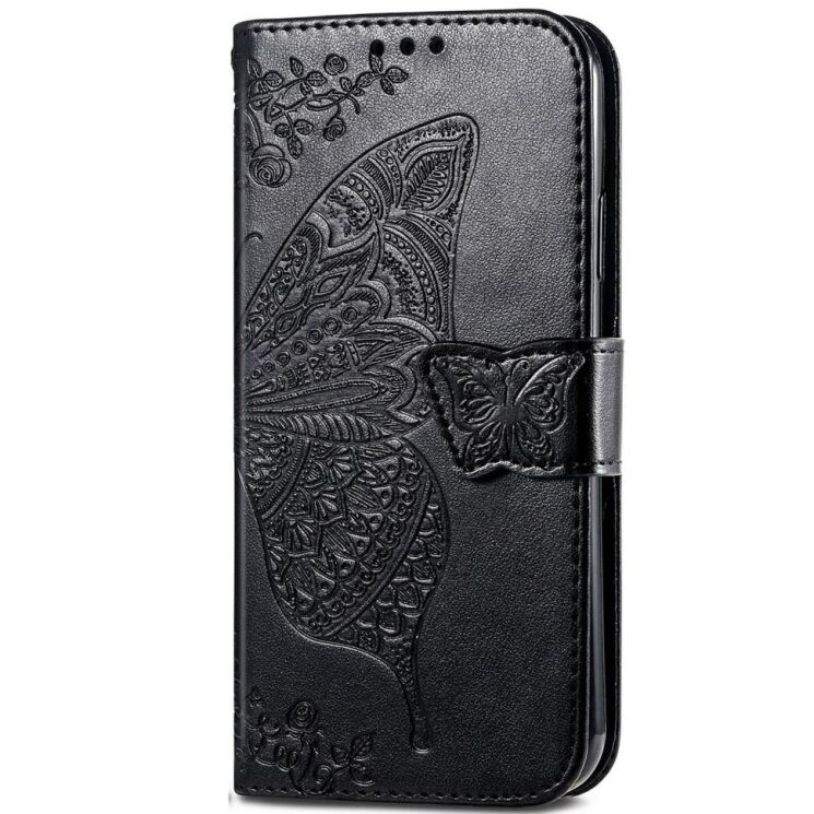 Чохол UniCase Butterfly Pattern для Motorola Moto G24 / G04 / G04s / E14 - Black: фото 4 з 8