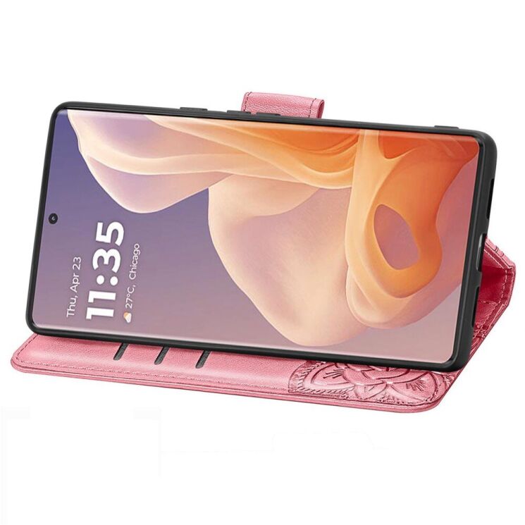 Чехол UniCase Butterfly Pattern для Motorola Moto G85 - Pink: фото 3 из 6