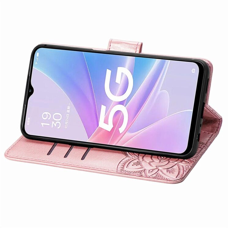Чехол UniCase Butterfly Pattern для OPPO A78 - Rose Gold: фото 3 из 5