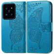 Чехол UniCase Butterfly Pattern для Xiaomi 14T - Blue (365703L)
