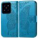 Чехол UniCase Butterfly Pattern для Xiaomi 14T - Blue (365703L). Фото 1 из 5
