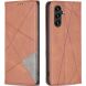 Чехол UniCase Geometric Pattern для Samsung Galaxy A26 (A266) - Light Brown (371600LZ). Фото 1 из 8
