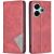 Чехол UniCase Geometric Pattern для Xiaomi Redmi 13 - Red: фото 1 из 7