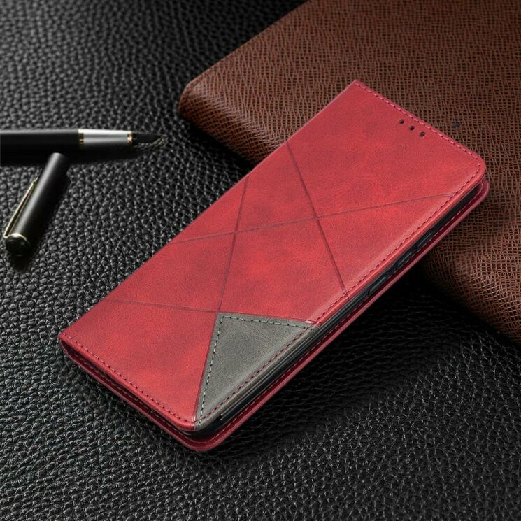 Чехол UniCase Geometric Pattern для Xiaomi Redmi 9C - Red: фото 2 из 10