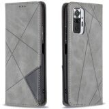 Чохол UniCase Geometric Pattern для Xiaomi Redmi Note 10 Pro - Grey (278445H)
