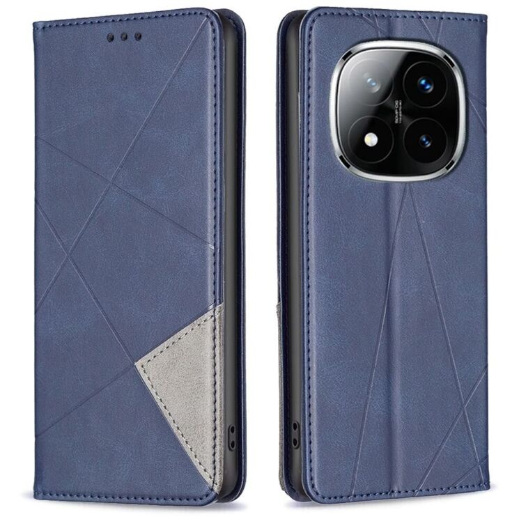 Чохол UniCase Geometric Pattern для Xiaomi Redmi Note 14 Pro 5G / Note 14 Pro Plus - Blue: фото 1 з 8