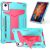 Чехол UniCase Hybrid Stand для Lenovo Tab M11 (TB330) - Mint Green / Rose: фото 1 из 5