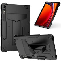 Чохол UniCase Hybrid Stand для Samsung Galaxy Tab S9 Plus / S9 FE Plus (X810/816/610/616) - Black: фото 1 з 5