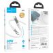 Кабель Hoco U111 Type-C to Type-C 60W (3A, 1.2 m) - Gray (896329H). Фото 4 из 6