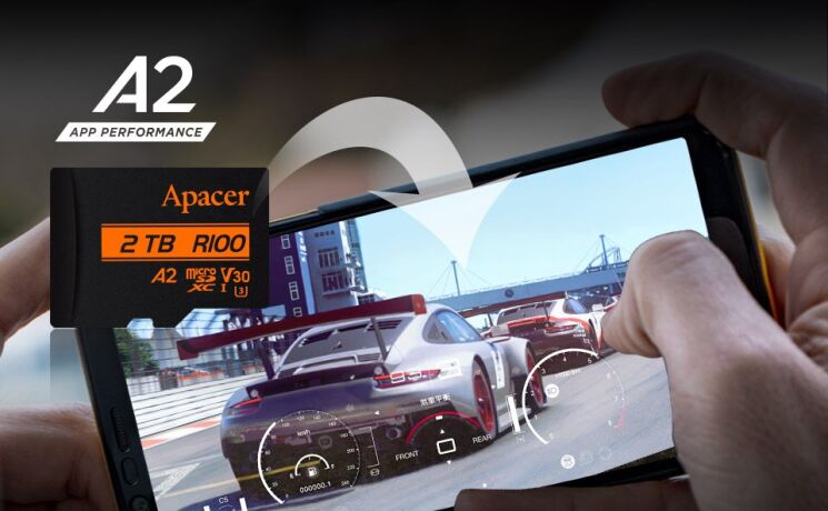 Карта памяти MicroSDXC Apacer 128GB UHS-I U3 V30 A2 + адаптер (AP128GMCSX10U8-R): фото 9 из 10