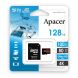 Карта памяти MicroSDXC Apacer 128GB UHS-I U3 V30 A2 + адаптер (AP128GMCSX10U8-R) (945164). Фото 3 из 10