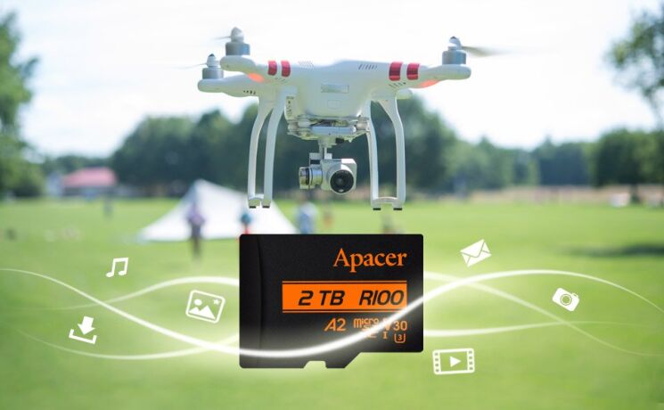 Карта памяти MicroSDXC Apacer 128GB UHS-I U3 V30 A2 + адаптер (AP128GMCSX10U8-R): фото 4 из 10