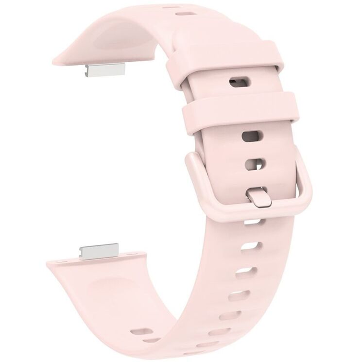 Комплект (чохол і ремінець) Deexe Silicone Set для Huawei Watch Fit 3 - Pink: фото 3 з 9