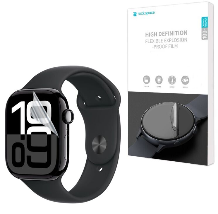 Комплект плівок (6 шт) RockSpace Watch Film для Apple Watch 10 46 mm: фото 1 з 6