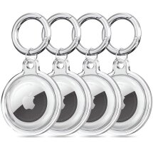 Комплект защитных чехлов (4шт) Tech-Protect ICON Set для Apple AirTags / AirTags 2 - Clear: фото 1 из 5