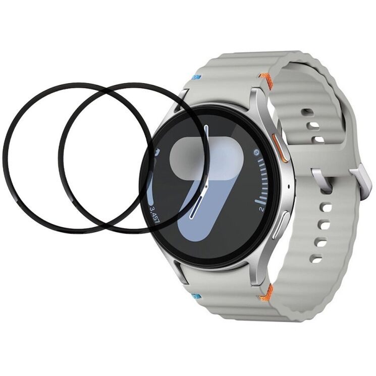 Комплект захисних плівок Deexe Protector Film для Samsung Galaxy Watch 8 (40mm) - Black: фото 1 з 6