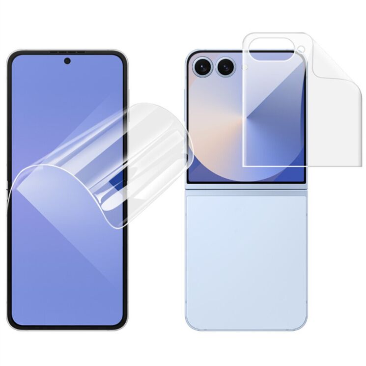 Комплект защитных пленок (на экран и внешний экран) IMAK Hydrogel Film (FF) для Samsung Galaxy Flip 7: фото 1 из 11