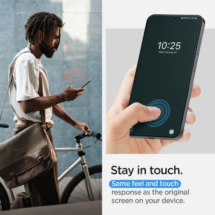 Комплект защитных пленок Spigen (SGP) Screen Protector Neo Flex Solid для Samsung Galaxy S24 Plus (S926): фото 12 из 15