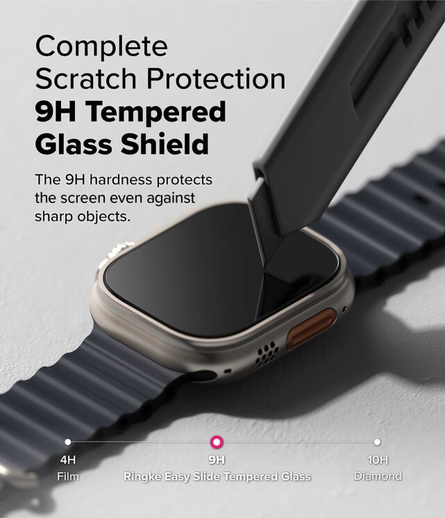 Комплект защитных стекол (2шт) Ringke Easy Slide Tempered Glass (FW) для Apple Watch Ultra 3 / Ultra 2 / Ultra (49mm) 8800274963887 (304652) Комплект защитных стекол (2шт) Ringke Easy Slide Tempered Glass (FW) для Apple Watch Ultra 3 / Ultra 2 / Ultra (49mm) 8800274963887: фото 6 из 15