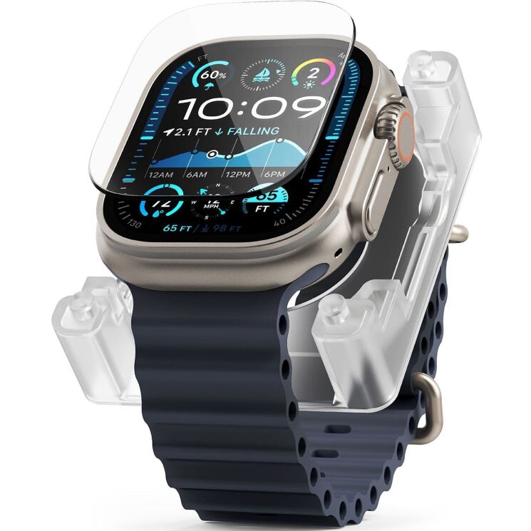 Комплект защитных стекол (2шт) Ringke Easy Slide Tempered Glass (FW) для Apple Watch Ultra 3 / Ultra 2 / Ultra (49mm) 8800274963887 (304652) Комплект защитных стекол (2шт) Ringke Easy Slide Tempered Glass (FW) для Apple Watch Ultra 3 / Ultra 2 / Ultra (49mm) 8800274963887: фото 1 из 15